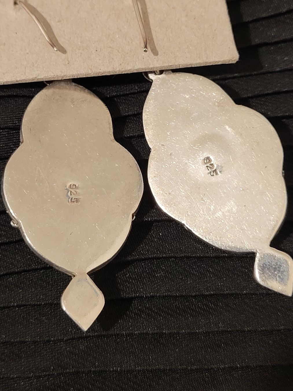 Orecchini pendenti & Orecchini a lobo: Silberohrringe 925 mit lila Stein, Schmuck – Usato da Allschwil venduto da Uhrenbinz 2