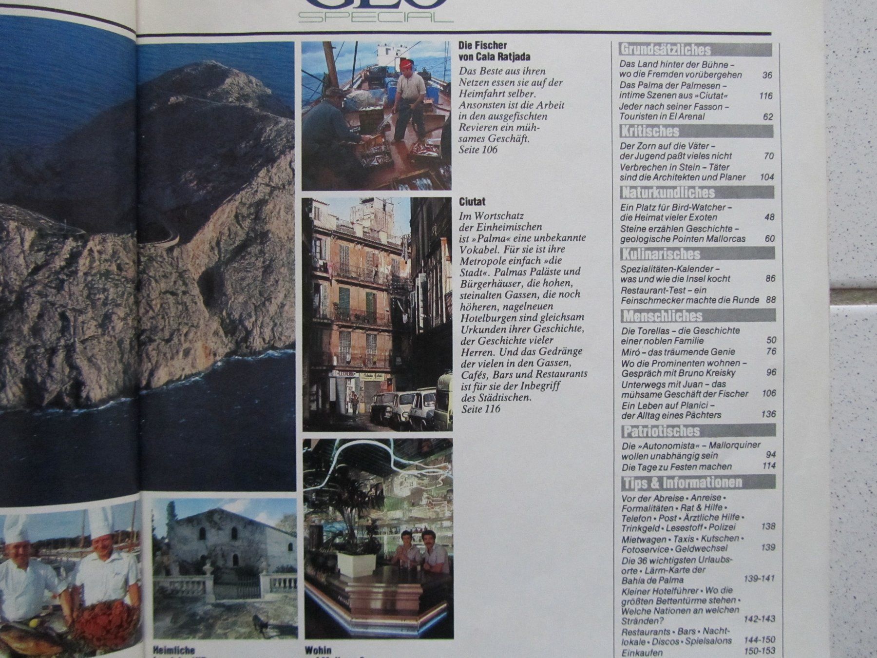 Riviste & Magazine: GEO Special Mallorca, Nr. 6 - 1. Quartal 1983 – Usato da Weiningen ZH venduto da dietsch57 2