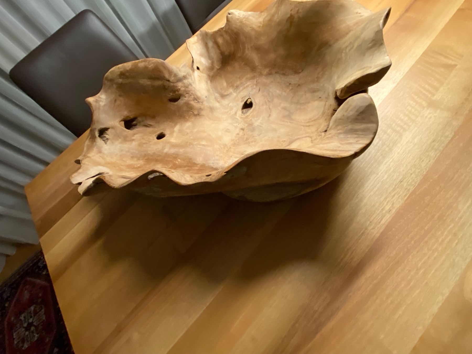 Tutte le decorazioni: Sehr schöne Deko- oder Obstschale aus Holz massiv – Usato da Eschenbach LU venduto da beer05 1