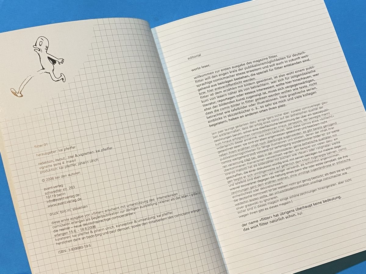 Fumetti: Flitter - Avant Verlag Kai Pfeiffer Humor – Usato da Zuerich venduto da SonderArt-Wertgut 2