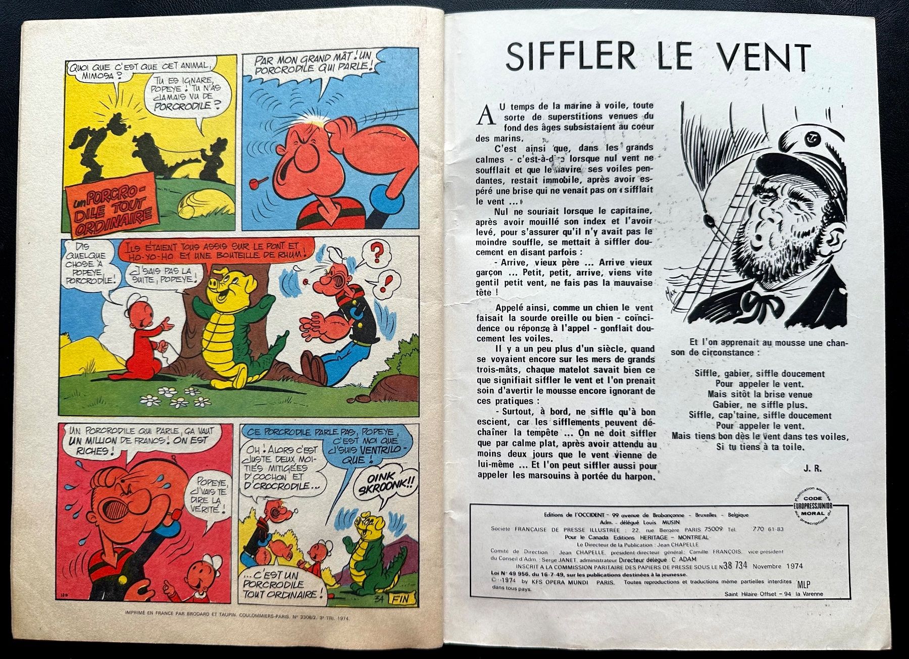 Fumetti: Popeye Nr. 100 1974 Canada 25 Cent – Usato da Seltisberg venduto da quadartswiss 1
