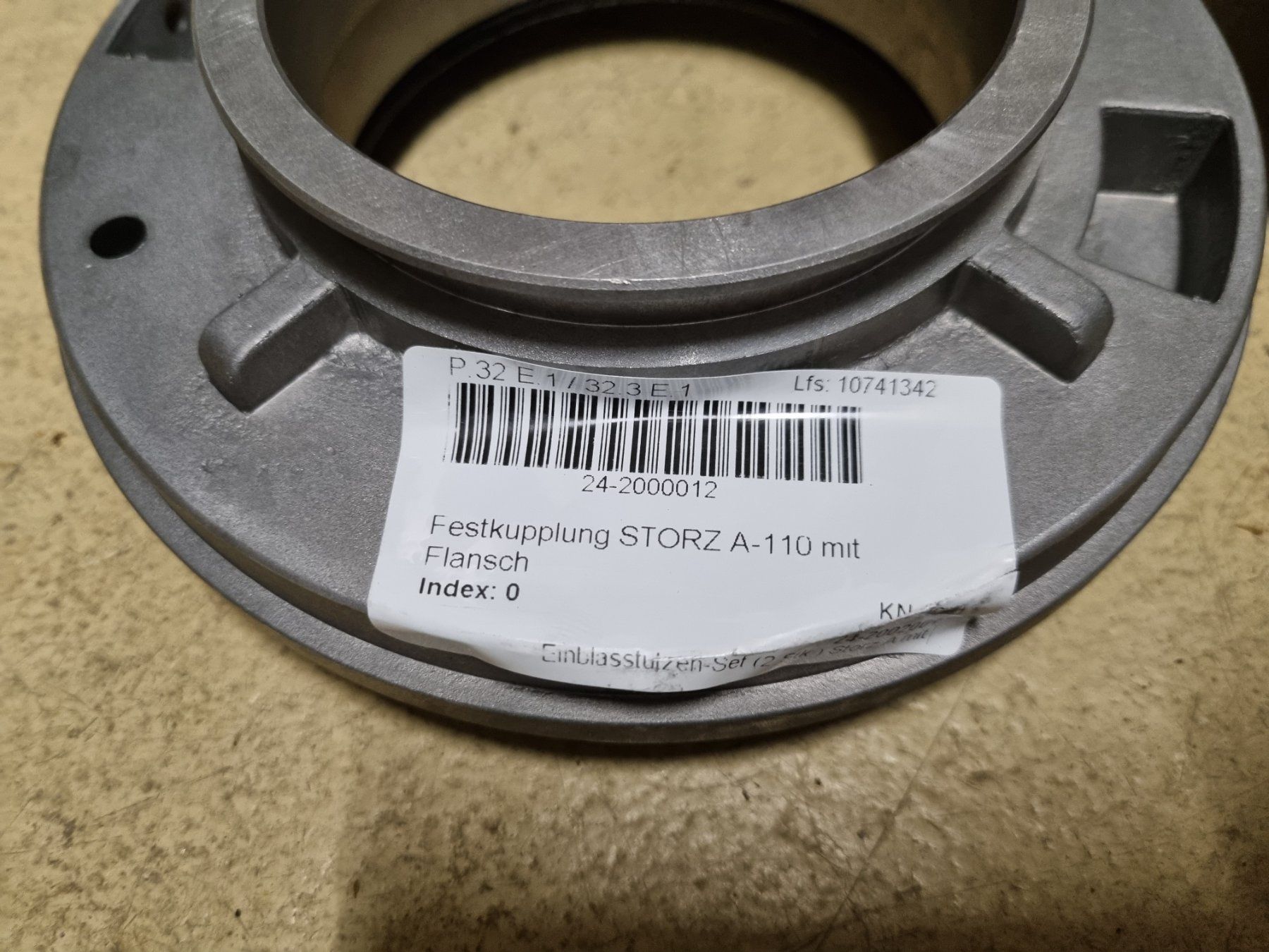Ferramenta: Festkupplung STORZ A 110mm – Nuovo e nell'imballaggio originale da Bättwil venduto da nomis112