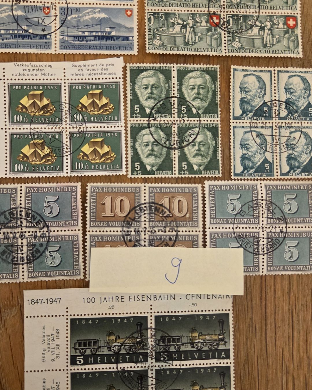 Tous les timbres: Briefmarken 9x  4er Blöcke – D'occasion à Stans par Ducati16
