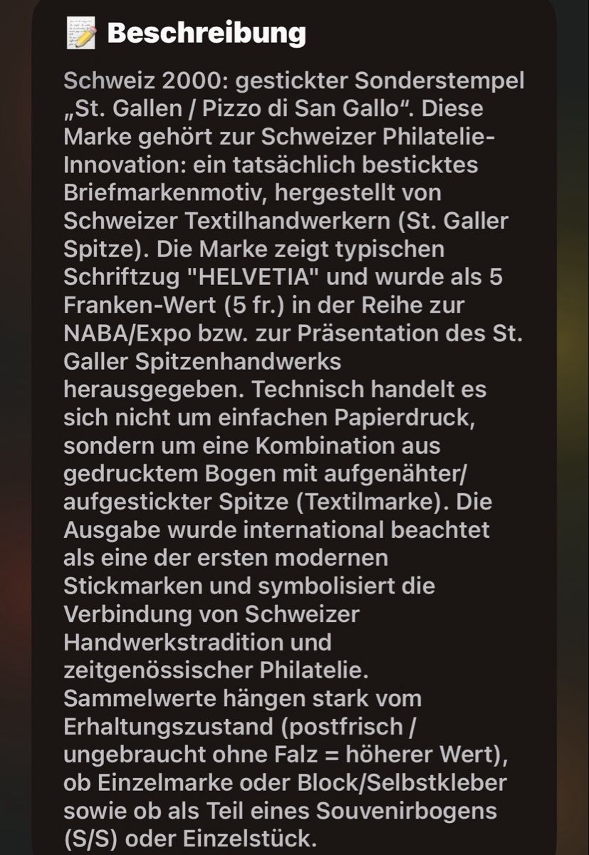 Alle Briefmarken: Frankatur Postfrisch CHF 10.- – Neu (gemäss Beschreibung) aus Glattbrugg von Artos67 2
