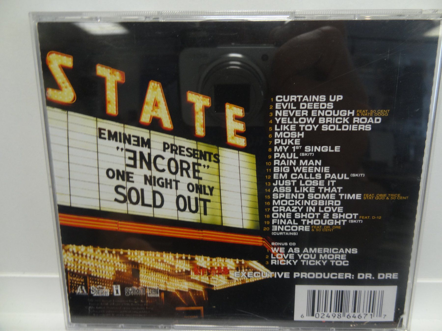 CD: Eminem - Encore Bonus – Usato da luzern venduto da musicandart 1