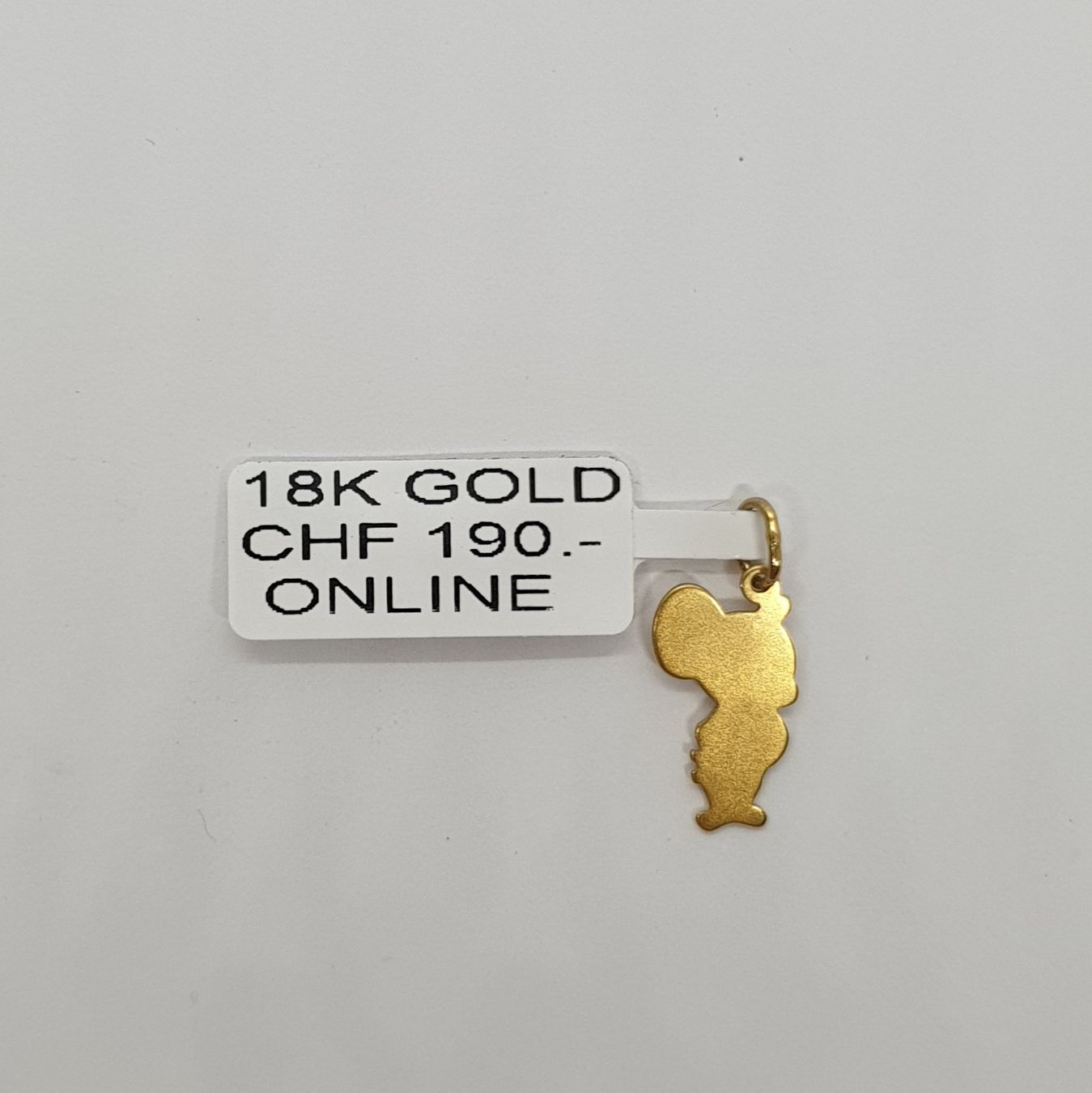 Anhänger: Echt 18K Gold - Jerry/Maus Anhänger – Gebraucht aus Luzern von Goldhaus-Luzern 3