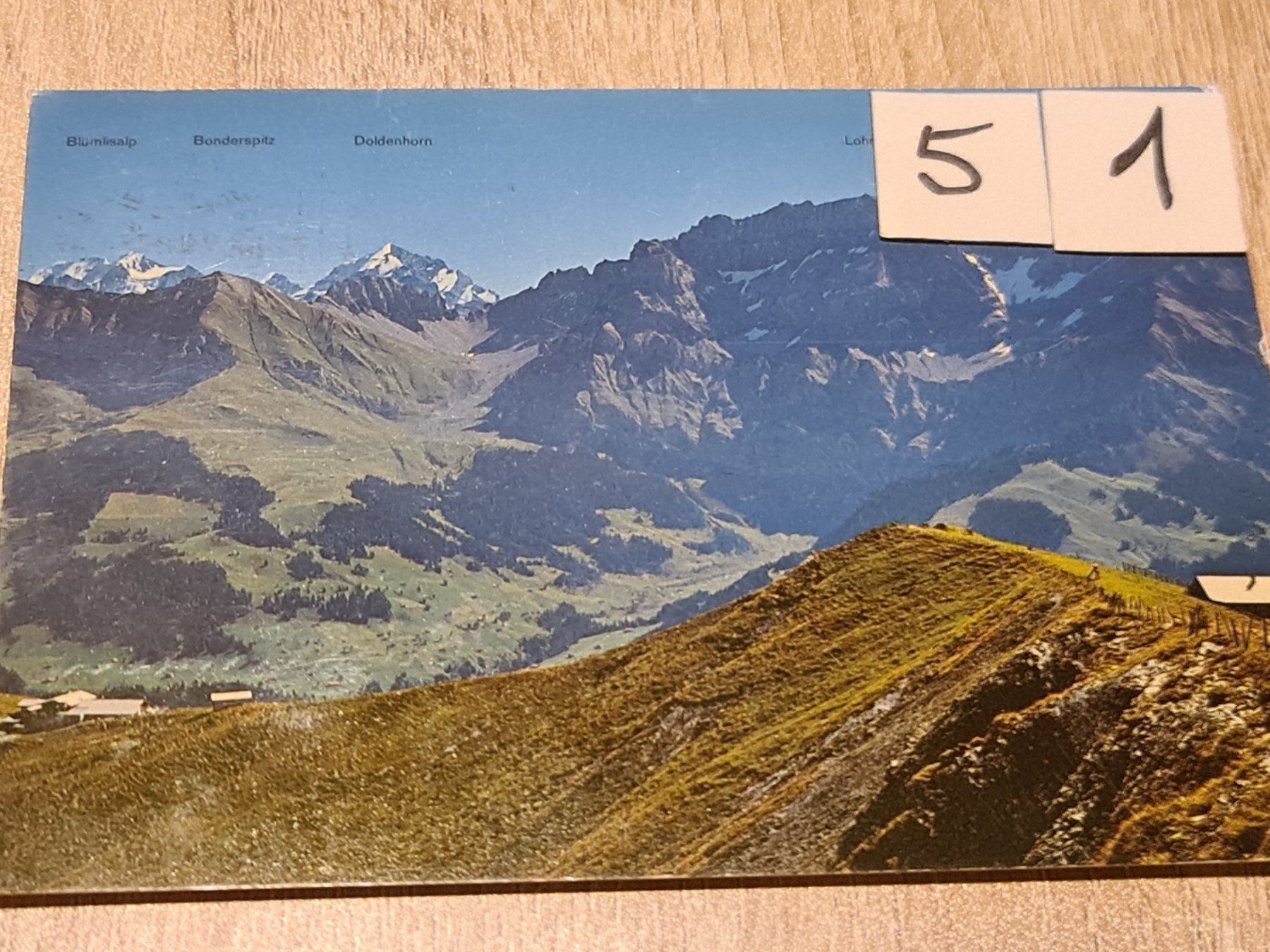 Cartoline postali: Schwandfeldspitz Adelboden 1980 – Usato da Dintikon venduto da Vexi
