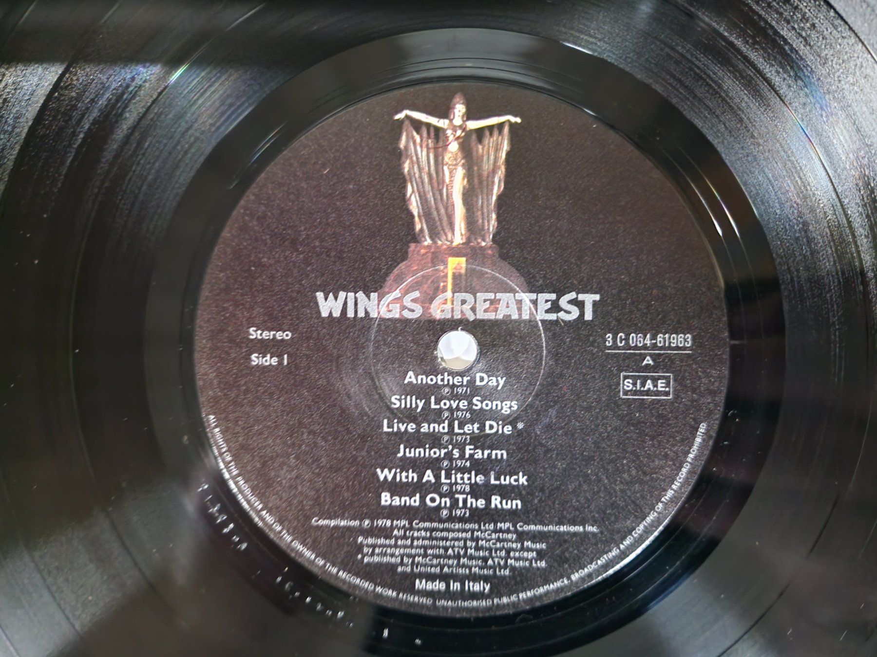 Schallplatten: Wings LP  – Wings Greatest – Gebraucht aus Root von atelier22 2