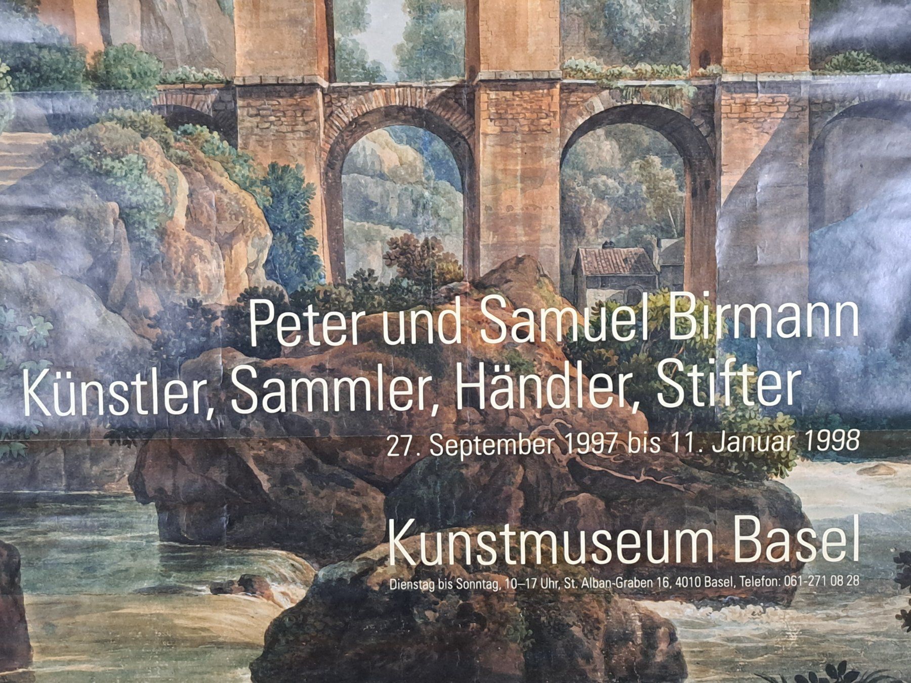Foto & Immagini: Plakat - Basel - Kunstausstellung - Peter und Samuel Birmann – Usato da Zwingen venduto da Tigertimmi 2