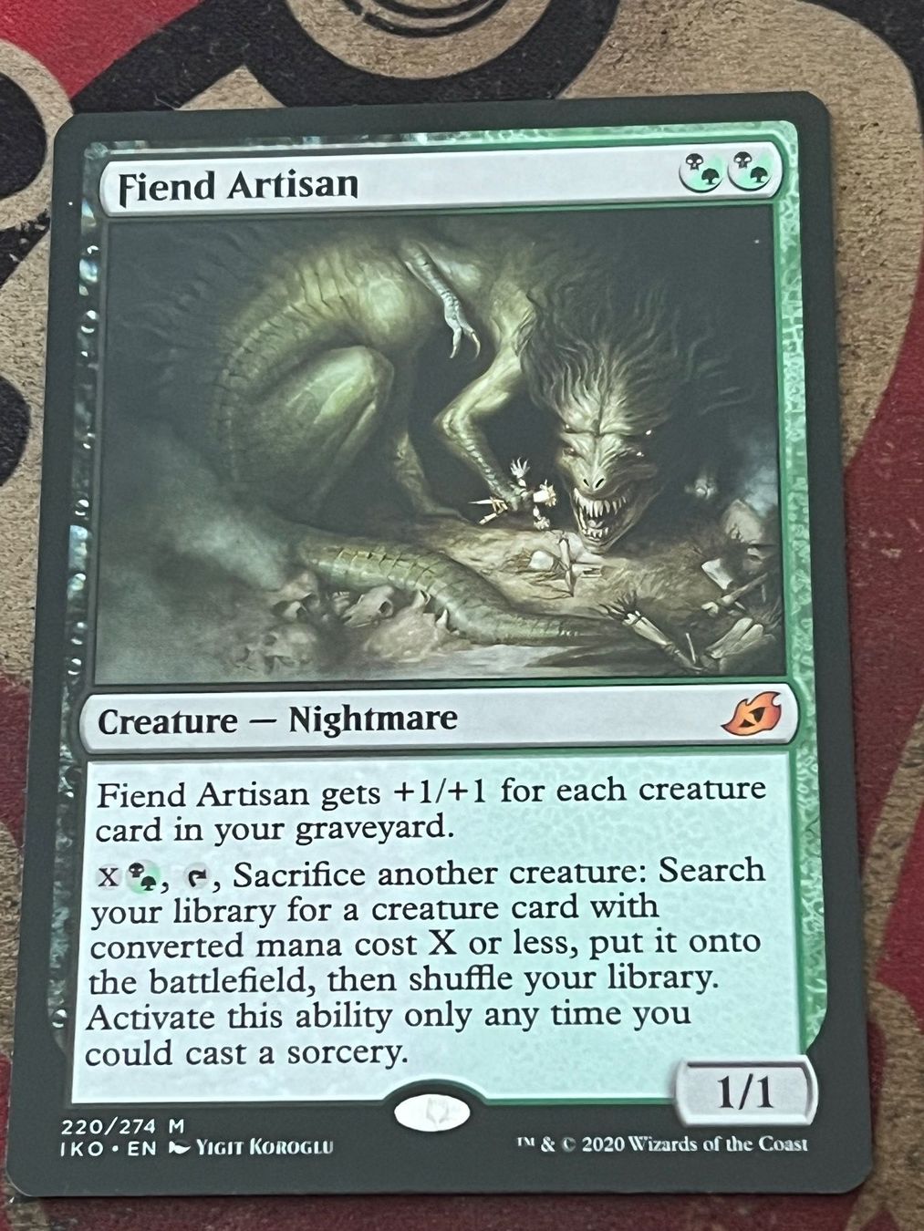 Magic The Gathering Sammelbilder & Trading cards: MTG - Fiend Artisan - Ikoria – Gebraucht aus Wil SG von Eric274