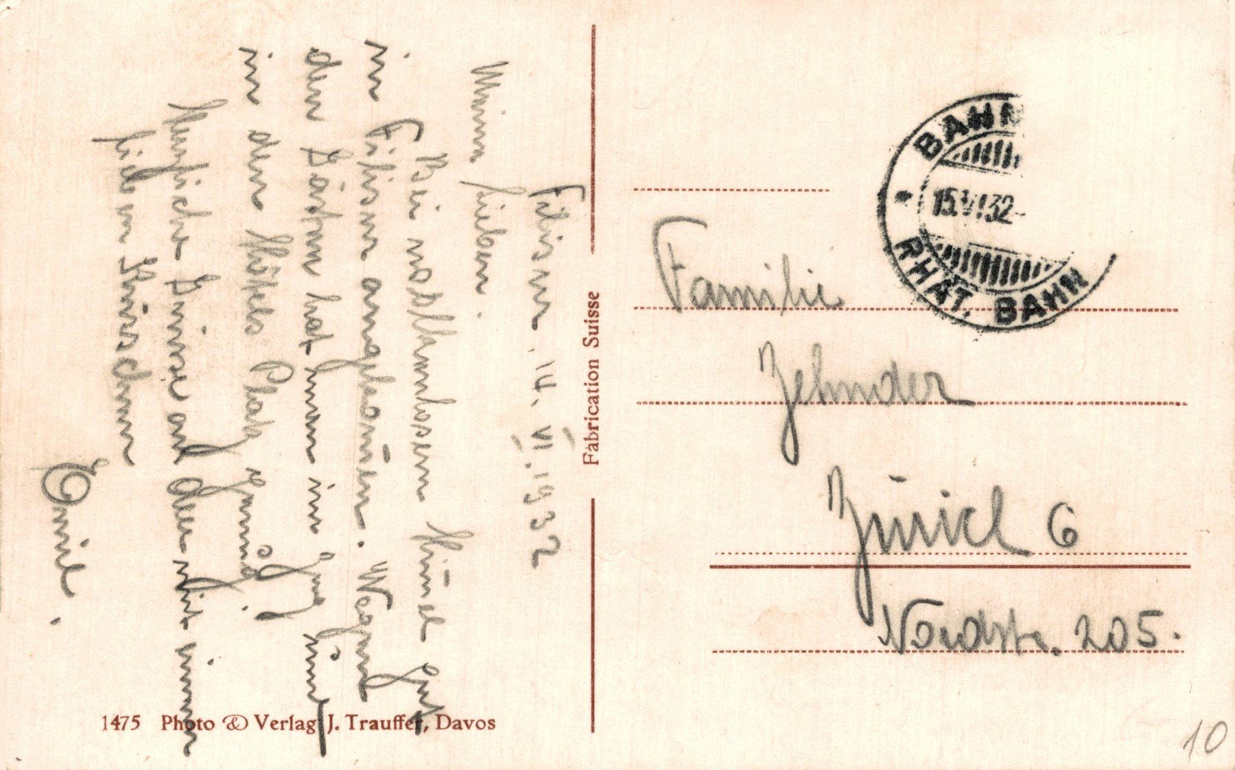 Cartoline postali: Filisur, Albulatal – Usato da Bronschhofen venduto da Astore 1