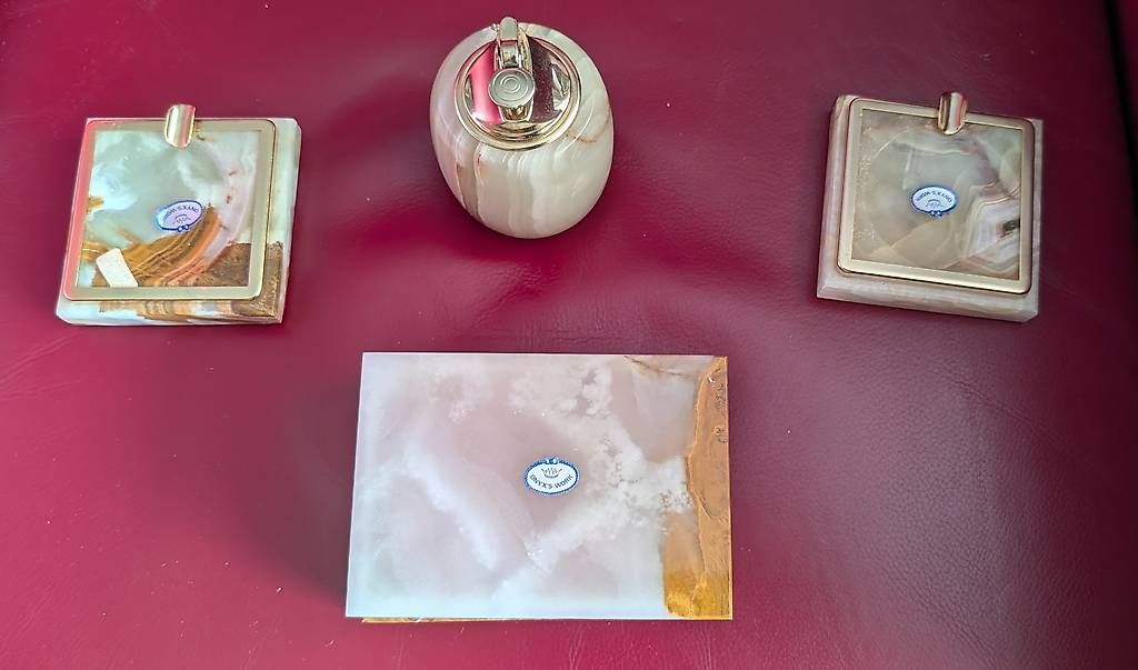 Portacenere: Onyx Raucherset 4-teilig – Usato da Ascona venduto da ArtRomantica