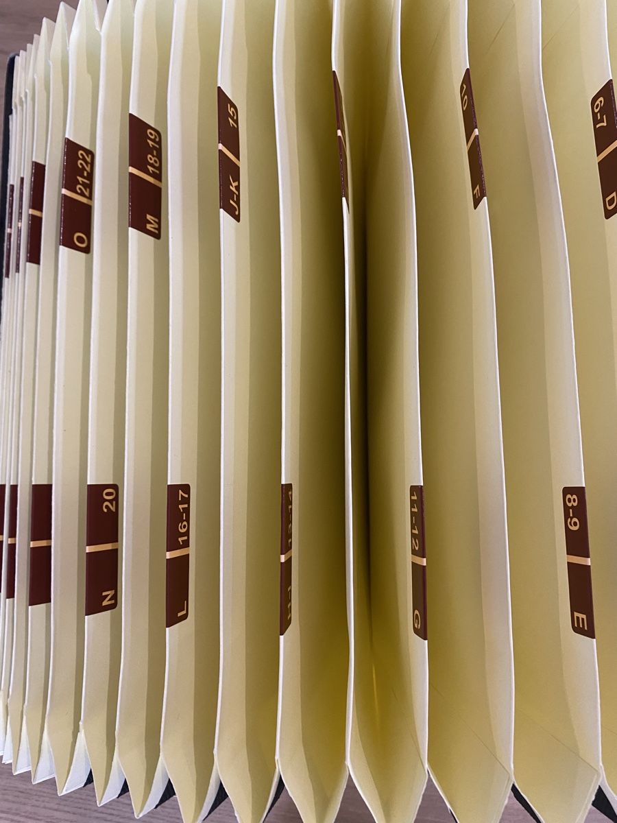 Raccoglitori: Rote Registermappe / Ordnungsmappe von Schwartz – Usato da Zürich venduto da gianfra 6