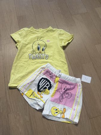 Süesses Tweety Set, Grösse 92, ideal für den Sommer!