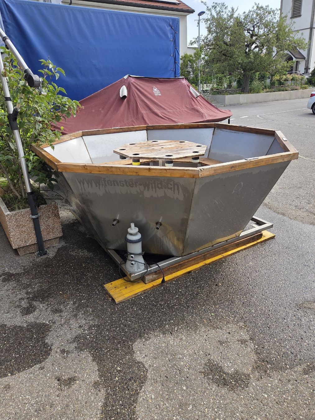 Schwimmbad: piscine en acier inoxydable  – Gebraucht aus Châtelard-p-Romont von lou_hf7m 5