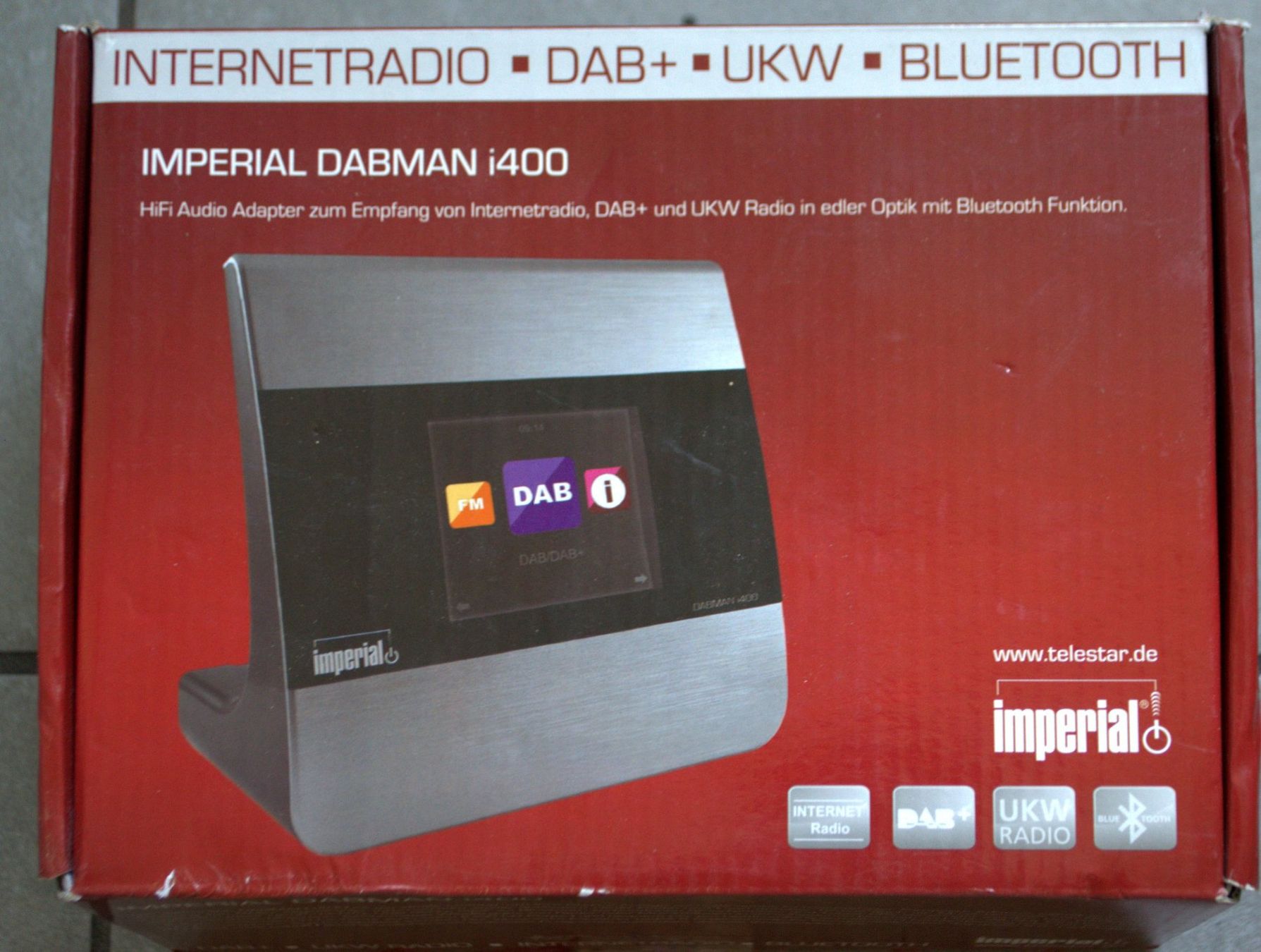 Radio: Imperial DABMAN i400  Internet Adapter  DAB+  Bluetooth – Nuovo e nell'imballaggio originale da Collonges venduto da arashee