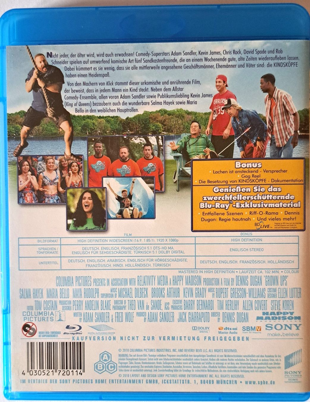Alle DVDs: Kindsköpfe – Gebraucht aus Tenniken von mik_6mxg 5