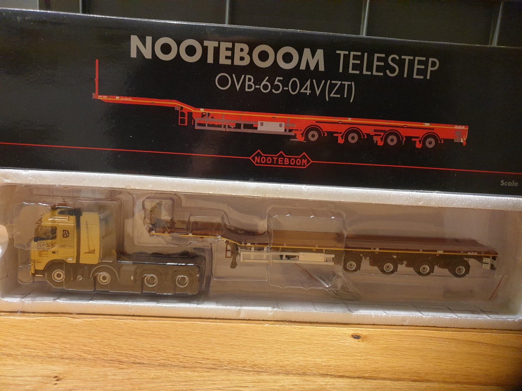 WSI Models Kit di modellismo & Modellini statici: Volvo Dufour mit Teletrailer TOP OVP – Nuovo e nell'imballaggio originale da Baar venduto da Liebherrbagger 3