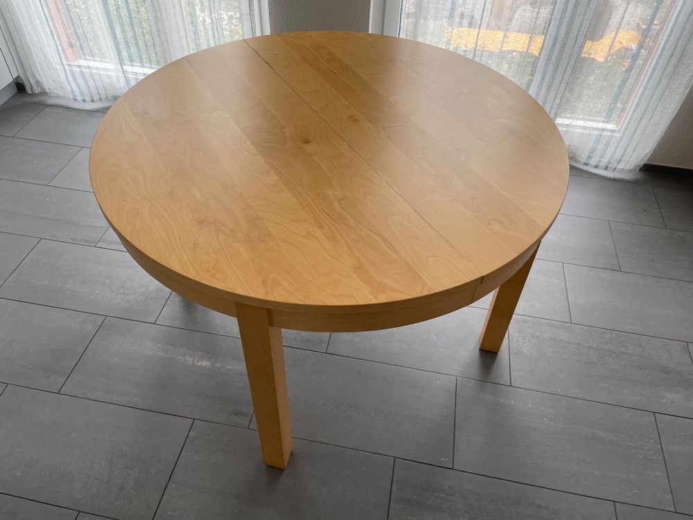 Runder Tisch ausziehbar Ikea Bjursta Kaufen auf Ricardo