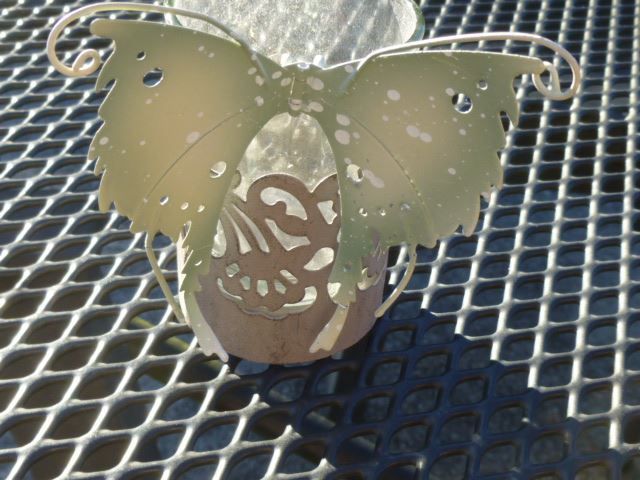 Bicchieri: Zierglas mit Schmetterling – Usato da Hinwil venduto da Glasperlen 1