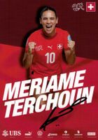 Meriame Terchoun Autogramm handsigniert Schweiz 2026 NEU