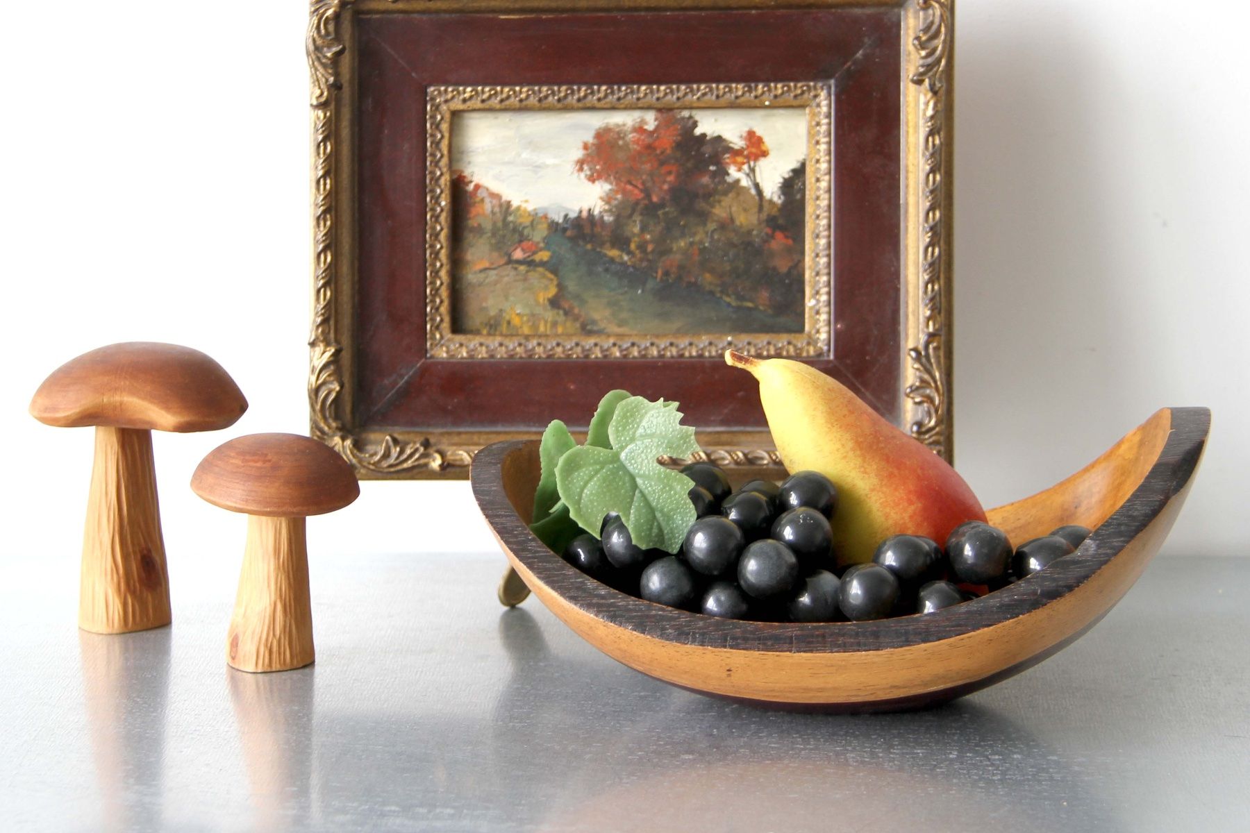 Statuette: Design Schale aus massivem Holz - Apfelbaum oder Birnbaum – Usato da Merlischachen venduto da sammlerstueck 5