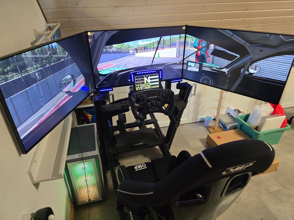 Rennsimulator Fanatec/Next Level Racing (High-End) (Gebraucht) in ...
