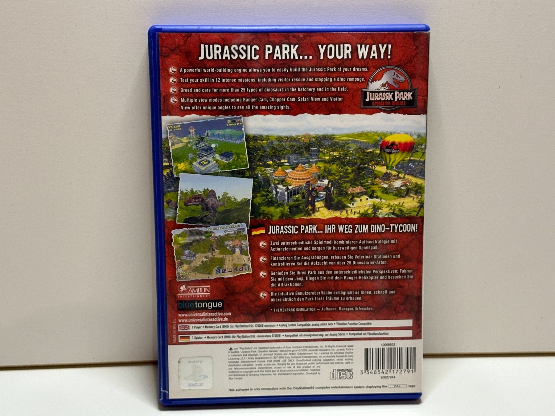 Sony Spiele: PS2 Jurassic Park Operation Genesis – Gebraucht aus Herznach von  2