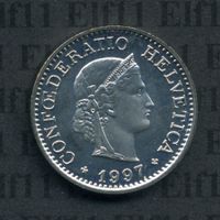 CHF___0.10 1997 stgl * nigelnagelneu! 10 Rappen