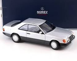 MERCEDES 300 CE-24 COUPe 1990 SILBER 1:18 NOREV