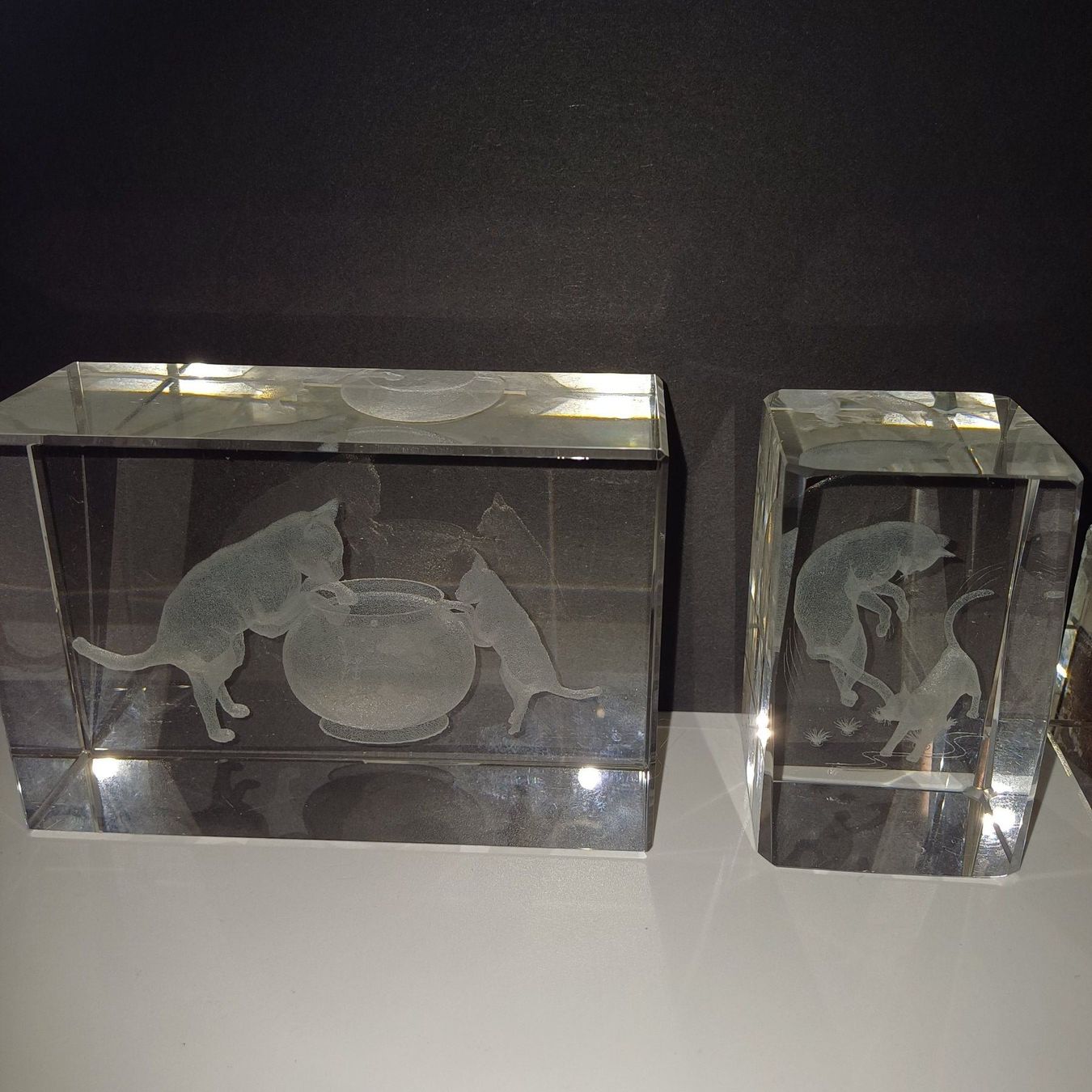 Tutte le decorazioni: 4 sculptures en verre – Usato da Villeneuve VD venduto da vog_yc5s 5