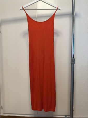 Orange Sommerkleid, Grösse S
