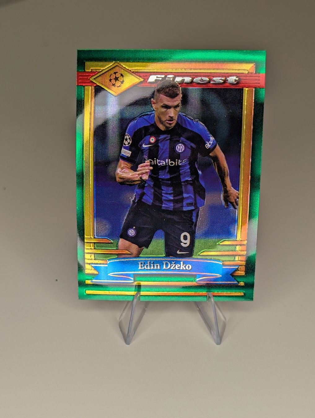 Topps Carte collezionabili: Edin Dzeko Inter Mailand Topps Finest – Nuovo (secondo la descrizione) da Hunzenschwil venduto da BRPCards