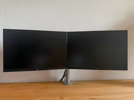 2× HP E24i G4 24" WUXGA + Dataflex Viewmate 52.642