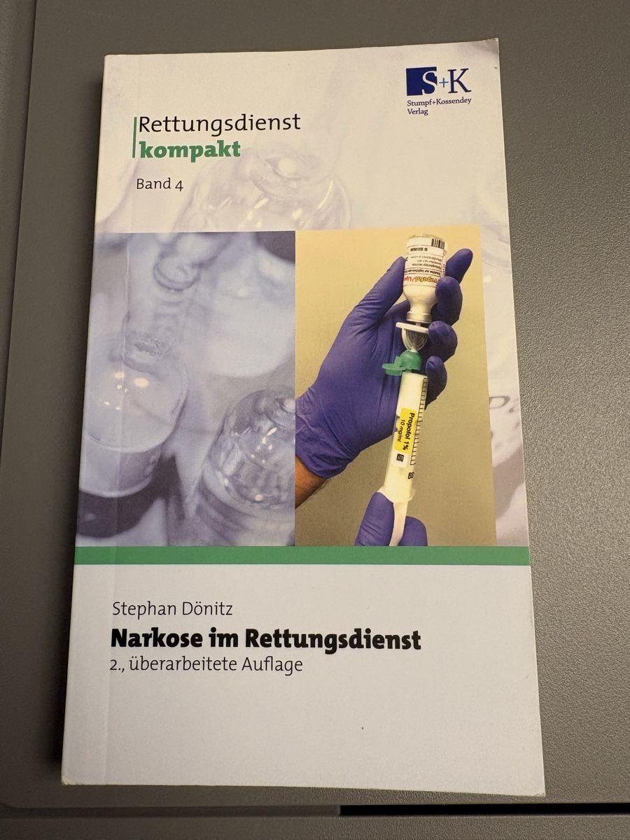Libri: Narkose im Rettungsdienst Buch – Usato da Solothurn venduto da boenisworld