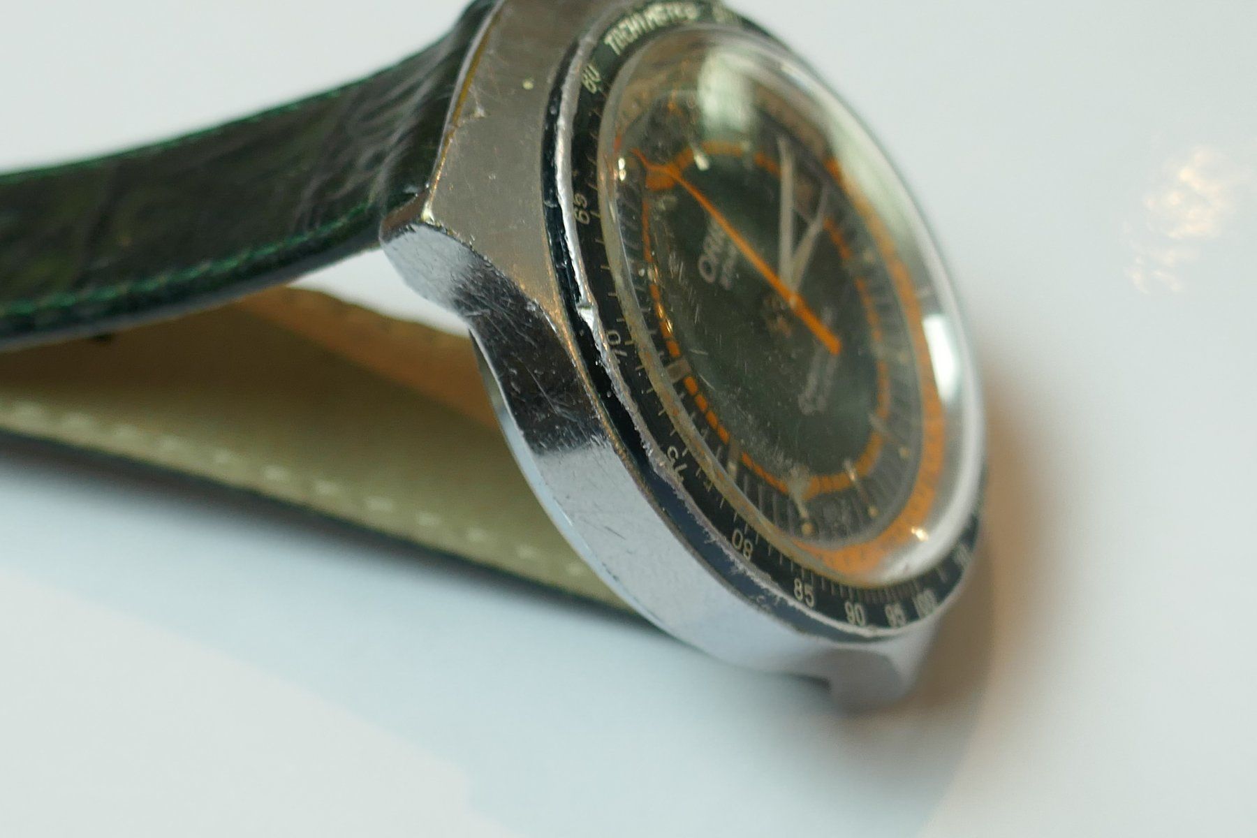 Oris Orologi: Seltene Oris Chronoris 70er 38 mm – Usato da Schaffhausen venduto da swisswatches-andmore 4