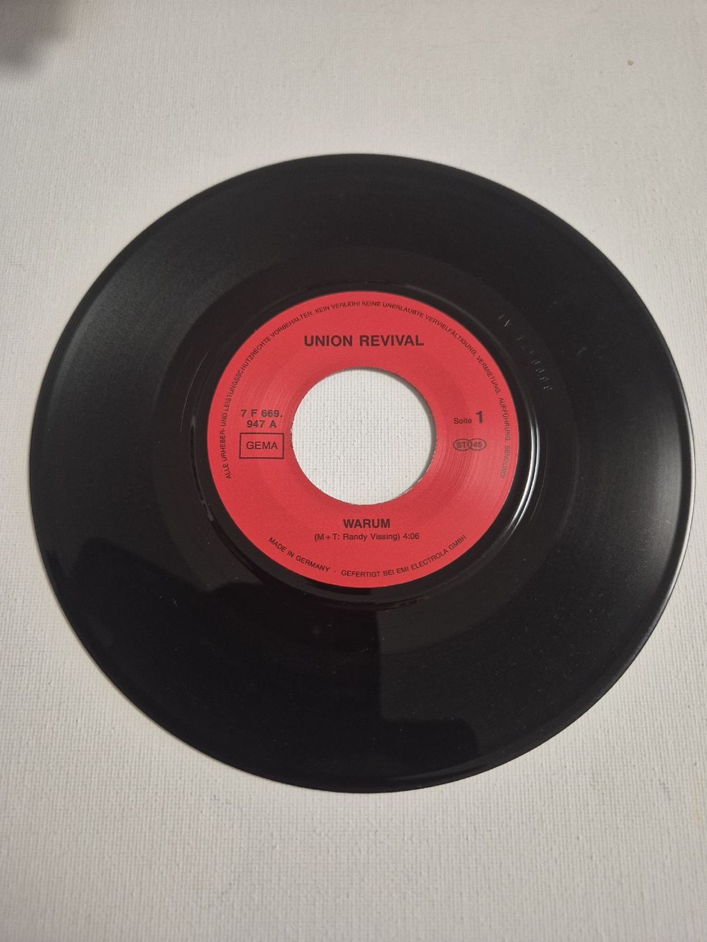 Schallplatten: Union Revival  - Warum - Single 7  – Neu (gemäss Beschreibung) aus Uster von newwave0 2
