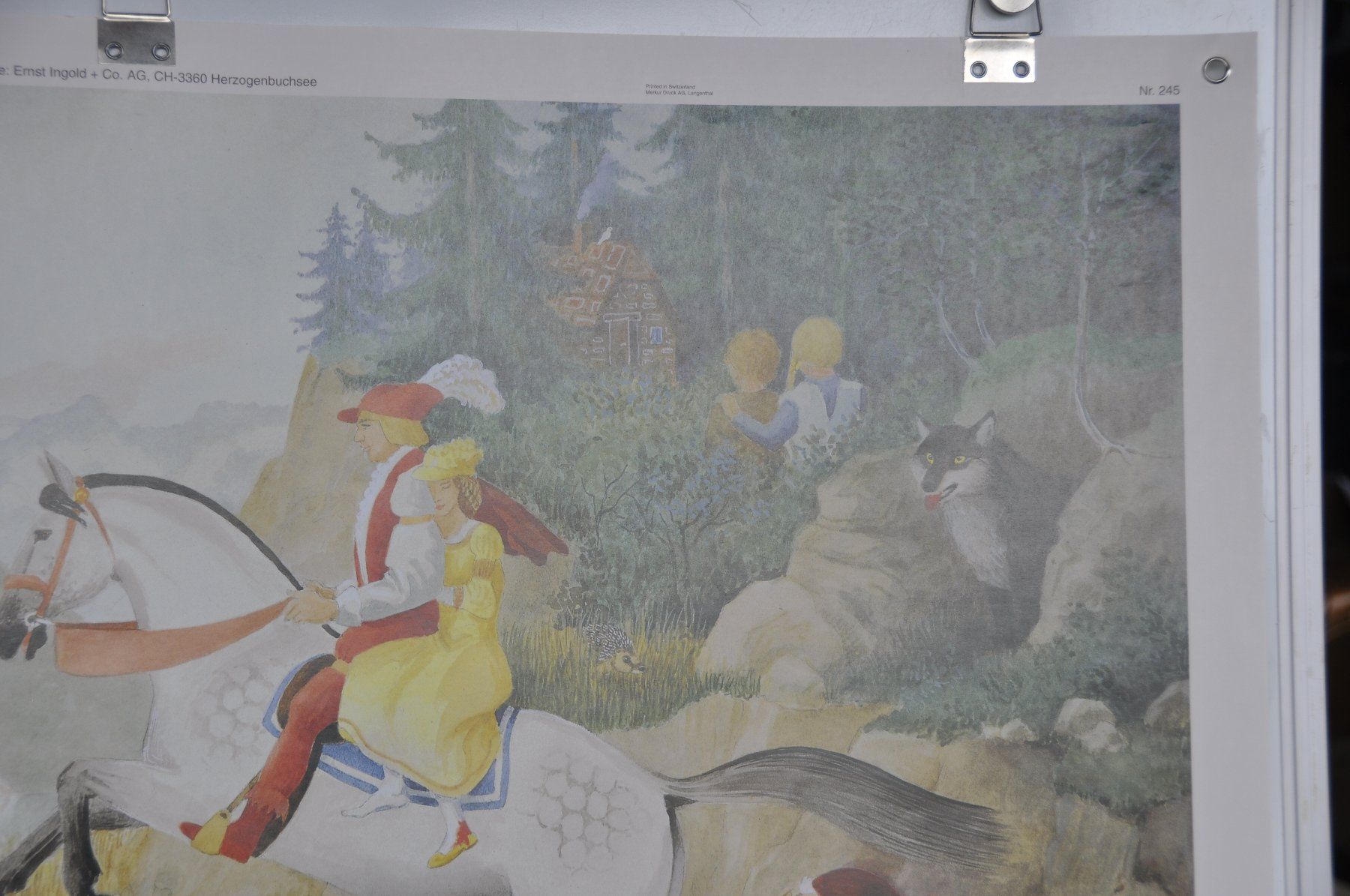 Poster & Bilder: Schulwandbild 245: Märchen von Walter Schmid 1995 – Gebraucht aus Härkingen von sammelbecken 2