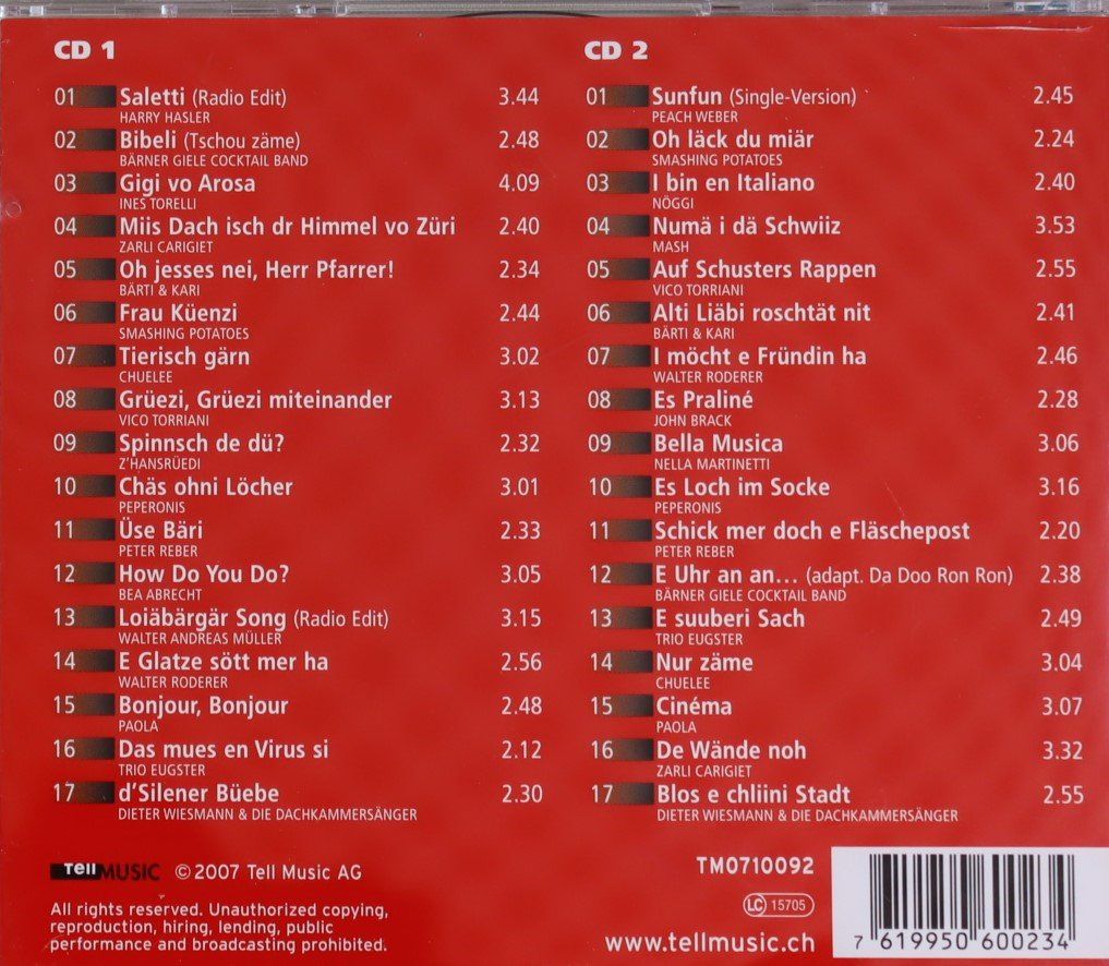 CD: Frächi Schweizer Schlager – Usato da Luzern venduto da CONTENTI 2