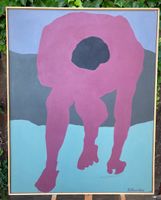 Peinture R L Nicoïdski signé Art contemporain Gemälde