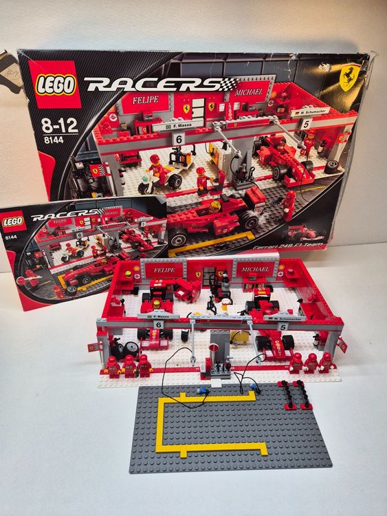Rarität! LEGO Racers 8144 Michael Schumacher, Massa, Ferrari (Gebraucht ...