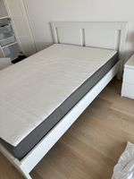 IKEA Songensand bed 140x200 White with Morgedal mattress