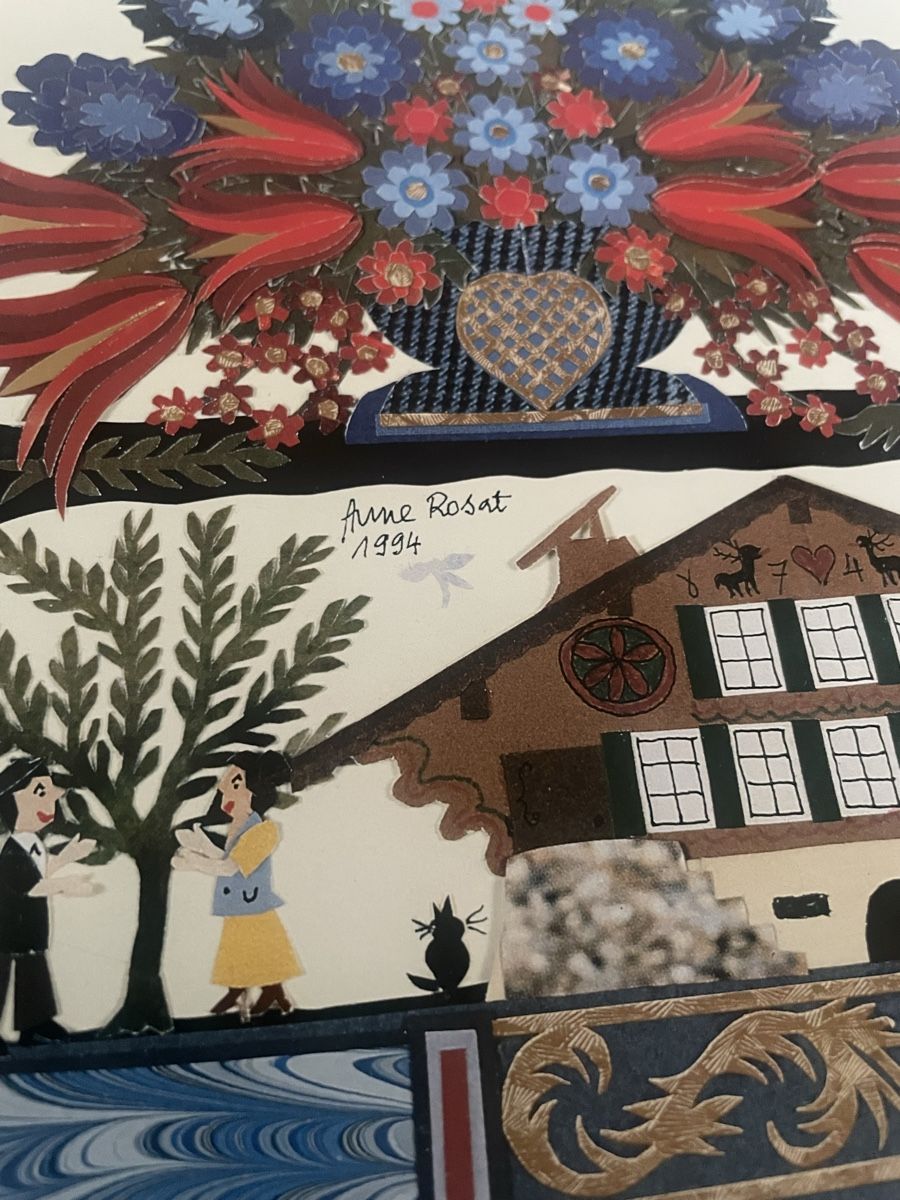 Foto & Immagini: Affiche Ancienne Anne Rosat Découpage Ciseaux – Usato da Vallamand venduto da Bricbracbroc82 4