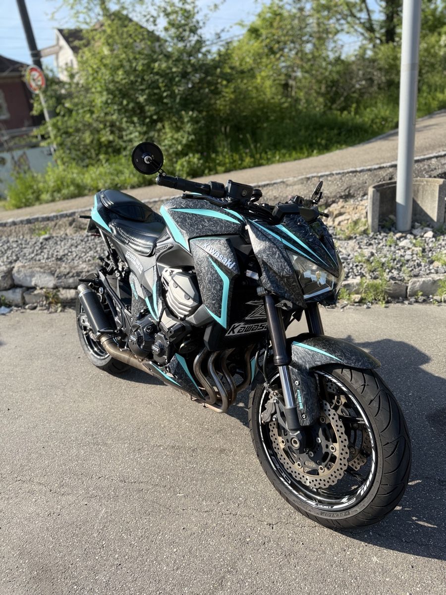 Kawasaki Strada: Kawasaki Z800e 35KW – Usato da Muttenz venduto da akb_dys7 6