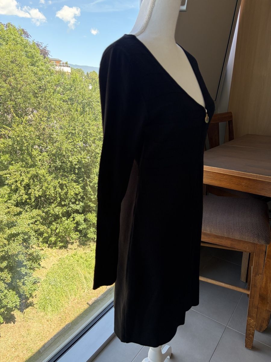 Morgan Vestiti: Morgan - Black knit dress with front zip – Usato da Nyon venduto da Deb_D39 3
