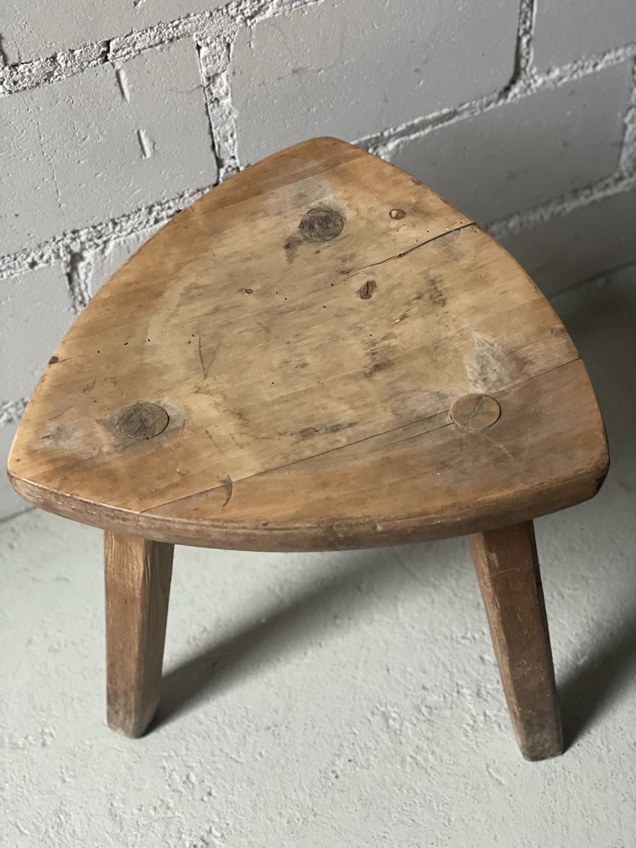 Sgabelli: Antikes Holzschemeli / Hocker – Usato da Schaffhausen venduto da marakesch41 1