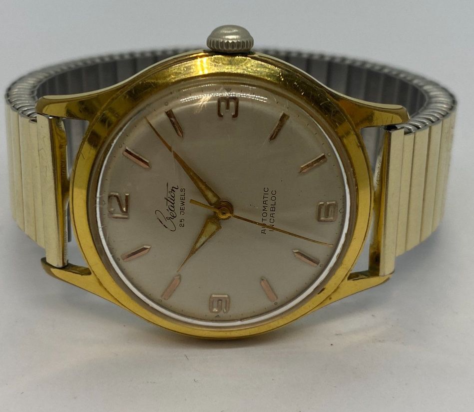 Création Orologi: Vintage Creation Automatic, 25 Jewels – Usato da Untersiggenthal venduto da TimeandShine 6