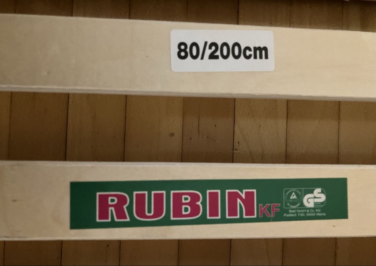 Reti a doghe: 1v2 Stk Lattenrost Rubin KF, 80/200cm – Usato da Winterthur venduto da RoMaLitto 1