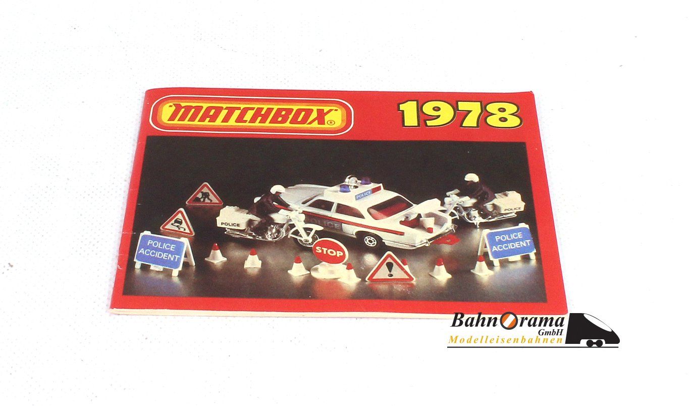 Matchbox Modellini d'auto: Neuwertiger Matchbox Katalog von 1978 – Usato da Bern venduto da Bahnora
