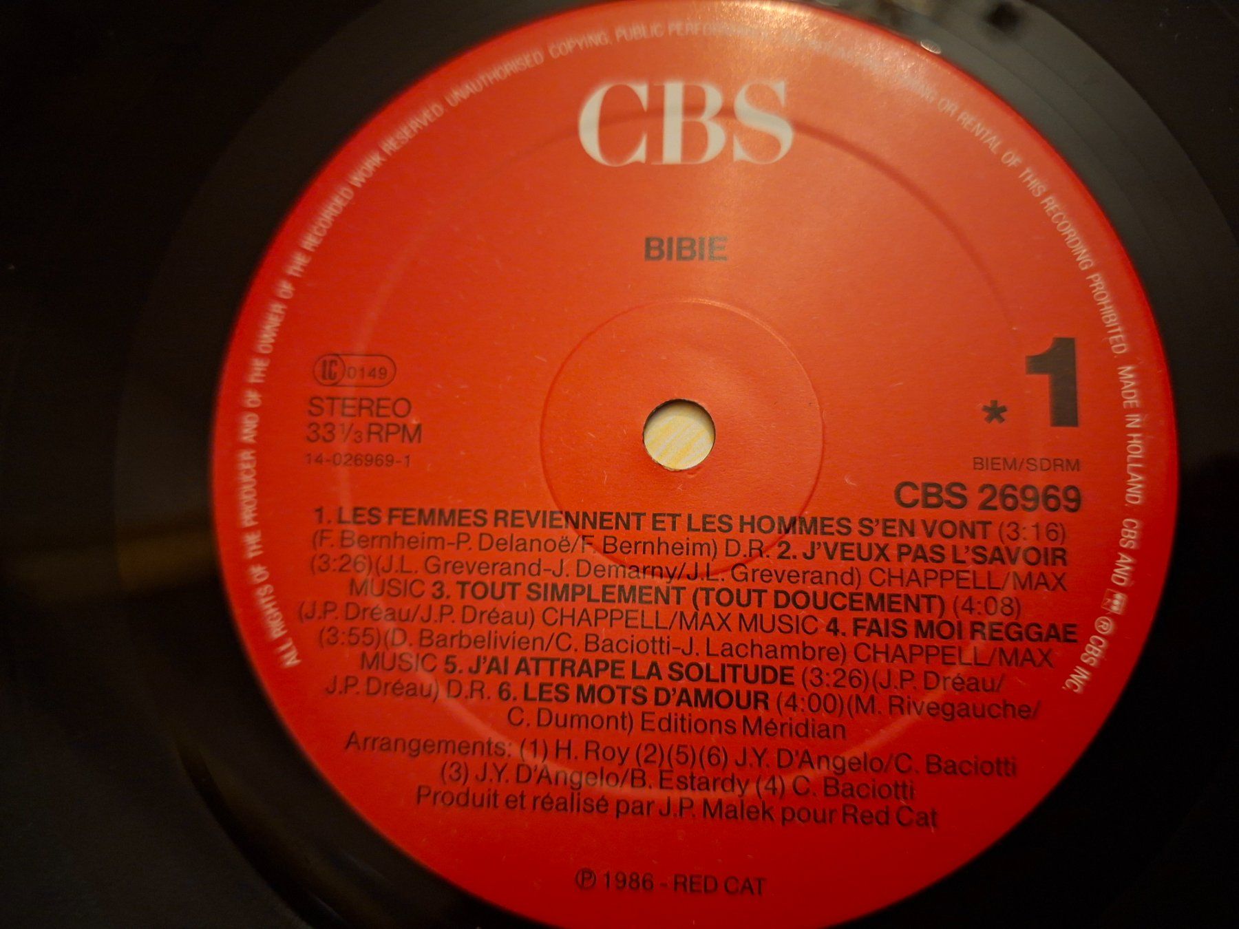Dischi in vinile: French Pop LP - Bibie - Signed! – Usato da Bernex venduto da Wannabehasbeen01 3
